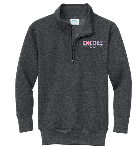 1/4 Zip Sweatshirt Encore 24-25 Youth & Adult